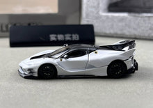 Load image into Gallery viewer, LT 1:64 Matte White Fxx-k EVO Sports Model Diecast Metal Car Box New Collection
