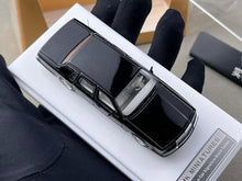 Load image into Gallery viewer, MK 1:64 1990 Signature Black Town Classic Sedan Model Diecast Metal Car New Collection
