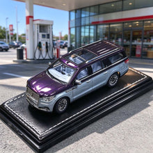 Load image into Gallery viewer, WTX 1:64 APA Purple Blue Navigator SUV Sports Model Diecast Metal Car Box New Collection
