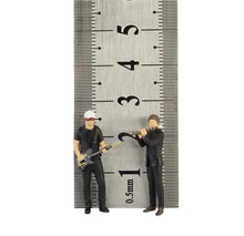 Load image into Gallery viewer, 1:64 Painted Figure Mini Model Miniature Resin Diorama Band Set Men Guitar Flute
