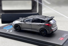 Load image into Gallery viewer, TC 1:64 Dark Gray Focus RS Hatchback Sports Model Diecast Metal Car Box New Collection
