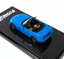 Load image into Gallery viewer, HJ64 1:64 JDM Blue S2000 Type S Sports Model Diecast Metal Car Box New Collection
