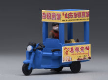 Load image into Gallery viewer, 1:64 Painted Figure Model Miniature Resin Diorama Mobile Vendor Food Cart Set
