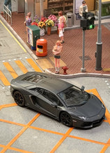 Load image into Gallery viewer, GOC 1:64 APA Black Aventador Lp700-4 Sports Model Diecast Metal Car Box New Collection
