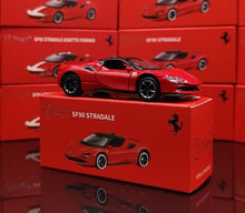 Load image into Gallery viewer, Bburago 1:64 Red SF90 Stradale Sports Open Model Diecast Metal Car Box New Collection
