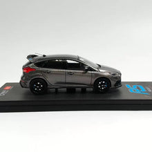 Load image into Gallery viewer, TC 1:64 Dark Gray Focus RS Hatchback Sports Model Diecast Metal Car Box New Collection
