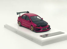 Load image into Gallery viewer, 404error 1:64 Pink Lancer EVO 9 IX Widebody Sports Model Diecast Resin Car New Collection
