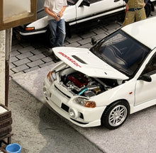 Load image into Gallery viewer, ATS 1:64 APA JDM White Lancer EVO IV 4 Sports Open Model Diecast Metal Car New Collection
