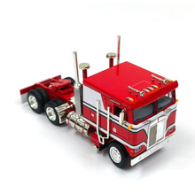 Load image into Gallery viewer, MJ 1:64 Red Silver K100 Tractor Unit‌ Truck Model Diecast Metal Car Box New Collection
