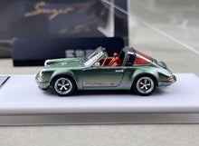 Load image into Gallery viewer, Zincit 1:64 APA Green 964 Singer Targa Sports Model Diecast Metal Car Box New Collection
