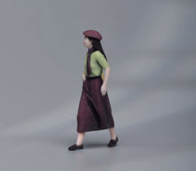 Load image into Gallery viewer, 1:64 Painted Figure Model Miniature Resin Diorama Walking Lady Woman Elegant
