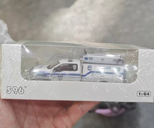 Load image into Gallery viewer, 596 1:64 APA White F550 Super Duty PAPD ESU Police Model Diecast Metal Car New Collection
