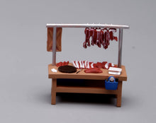 Load image into Gallery viewer, 1:64 Painted Figure Model Miniature Resin Diorama Pork Butcher Stall Men Set
