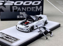 Load image into Gallery viewer, MT 1:64 JDM White S2000 Convertible Widebody Sport Model Diecast Metal Car New Collection

