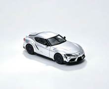 Load image into Gallery viewer, ATS 1:64 Silver GR Supra A90 Coupe Sports Model Diecast Metal Car Box New Collection
