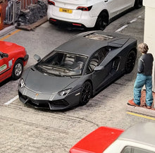 Load image into Gallery viewer, GOC 1:64 APA Black Aventador Lp700-4 Sports Model Diecast Metal Car Box New Collection
