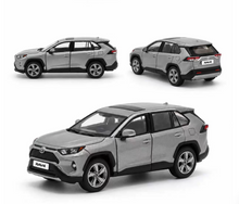 Load image into Gallery viewer, SG 1:64 Gray RAV4 XA50 City SUV Sports Open Model Diecast Metal Car Box New Collection
