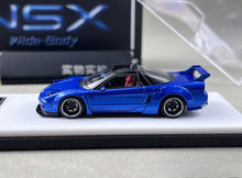 Load image into Gallery viewer, MT 1:64 Blue JDM NSX Widebody Sports Model Diecast Metal Car Box New Collection
