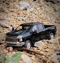 Load image into Gallery viewer, SC 1:64 Black Silverado Pickup Truck Sports Model Diecast Metal Car Box New Collection
