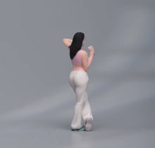 Load image into Gallery viewer, 1:64 Painted Figure Model Miniature Resin Diorama Standing Lady Woman In Pink
