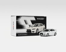 Load image into Gallery viewer, Masdi 1:64 White Lancer Evolution EVO 10 X Sports Model Diecast Metal Car New Collection
