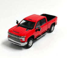 Load image into Gallery viewer, SC 1:64 Red Silverado Pickup Truck Sports Model Diecast Metal Car Box New Collection
