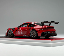 Load image into Gallery viewer, AR 1:64 Red 911 992 GT3 R Sports Model Diecast Metal Car Box New Collection
