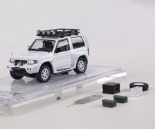 Load image into Gallery viewer, IHCM 1:64 White Pajero EVO V55 ORV SUV Open Model Diecast Metal Car Box New Collection
