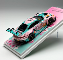 Load image into Gallery viewer, AR 1:64 Pink 911 GT3 R #22 Racing Sports Model Diecast Metal Car Box New Collection
