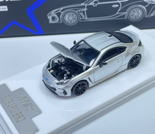 Load image into Gallery viewer, ATS 1:64 JDM Silver BRZ Coupe Sports Open Model Diecast Metal Car Box New Collection
