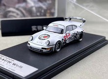 Load image into Gallery viewer, SW 1:64 White RWB 964 Widebody Classic Sports Model Diecast Metal Car Box New Collection
