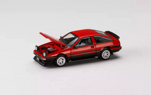 Load image into Gallery viewer, HJ64 1:64 JDM Red TRUENO AE86 Sports Open Model Diecast Metal Car Box New Collection

