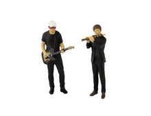 Load image into Gallery viewer, 1:64 Painted Figure Mini Model Miniature Resin Diorama Band Set Men Guitar Flute
