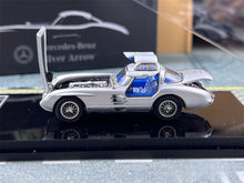 Load image into Gallery viewer, YS 1:64 Silver 300SLR Blue Interior Sports Open Model Diecast Metal Car New Collection

