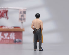 Load image into Gallery viewer, 1:64 Painted Figure Model Miniature Resin Diorama Pork Butcher Stall Men Set
