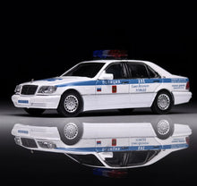 Load image into Gallery viewer, WTX 1:64 APA Police S600 W140 Classic Sedan Model Diecast Metal Car Box New Collection

