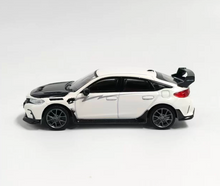 Load image into Gallery viewer, HJ64 1:64 2025 White Carbon Civic FL5 Sports Model Diecast Metal Car Box New Collection

