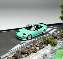 Load image into Gallery viewer, Minigt 1:64 Mint Green Miata MX5 Convertible Sport Model Diecast Metal Car New Collection
