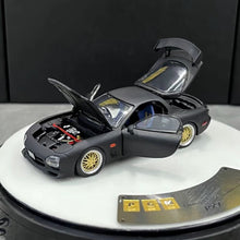 Load image into Gallery viewer, PGM 1:64 Black RX7 FD3s Round Sports Open Model Diecast Metal Car New Collection
