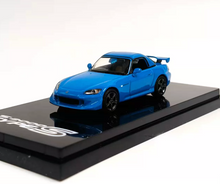 Load image into Gallery viewer, HJ64 1:64 JDM Blue S2000 Type S Sports Model Diecast Metal Car Box New Collection
