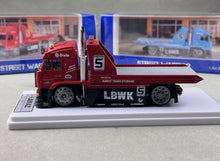 Load image into Gallery viewer, SW 1:64 Red Kamaz Flatbed Tow Trailer Truck #5 Model Diecast Metal Car New Collection

