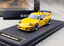 Load image into Gallery viewer, Star 1:64 Yellow RWB 964 GT Widebody Sports Model Diecast Metal Car Box New Collection
