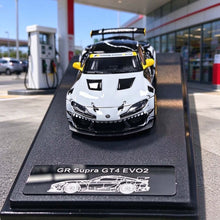 Load image into Gallery viewer, RM 1:64 Dinosaur GR Supra GT4 EVO 2 Sports Model Diecast Metal Car Box New Collection
