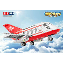 Load image into Gallery viewer, 211PCS MOC City Airliner Air Bus Plane Figure Model Toy Building Block Brick Gift Kids Compatible Lego
