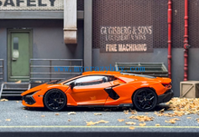 Load image into Gallery viewer, HH 1:64 Orange Revuelto LB744 Racing Sports Model Diecast Metal Car New Collection
