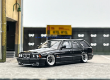 Load image into Gallery viewer, Mortal 1:64 Black E34 Touring Wagon VIP Sports Model Diecast Metal Car New Collection

