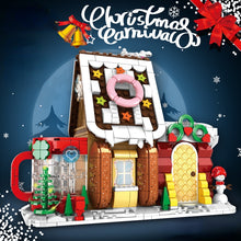Load image into Gallery viewer, 628PCS MOC Christmas Cake House Snowman Pen Holder Container Model Toy Building Block Brick Gift Kids Compatible Lego
