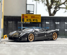 Load image into Gallery viewer, CM 1:64 Black Carbon Utopia Racing Sports Model Diecast Metal Car New Collection

