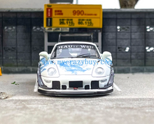 Load image into Gallery viewer, SW 1:64 White 911 RWB 993 Dragon Big Spoiler Sport Model Diecast Metal Car New Collection
