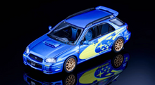 Load image into Gallery viewer, 1:64 Furuya Blue Rally Impreza WRX STI VIII 8 Wagon Model Diecast Metal Car
